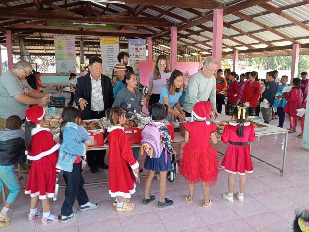 Christmas lunch for 180 children