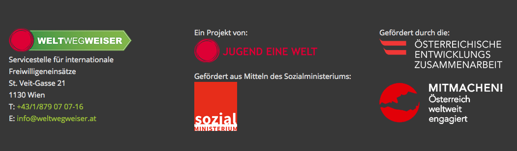 Volunt2Thai is now Partner with the Austrian Government supported Organisation WeltWegWeiser / Jugend Eine Welt.