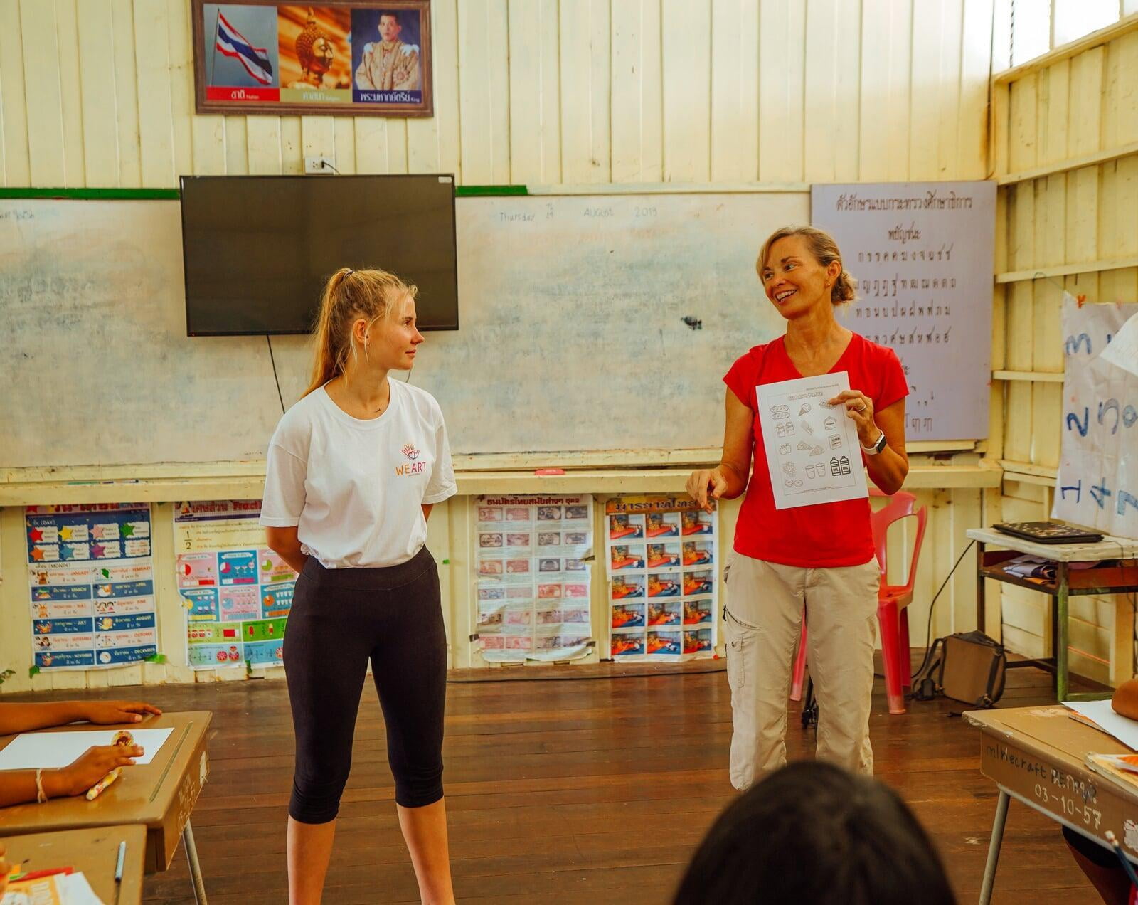 Volunt2Thai a success story - kids won the school competition