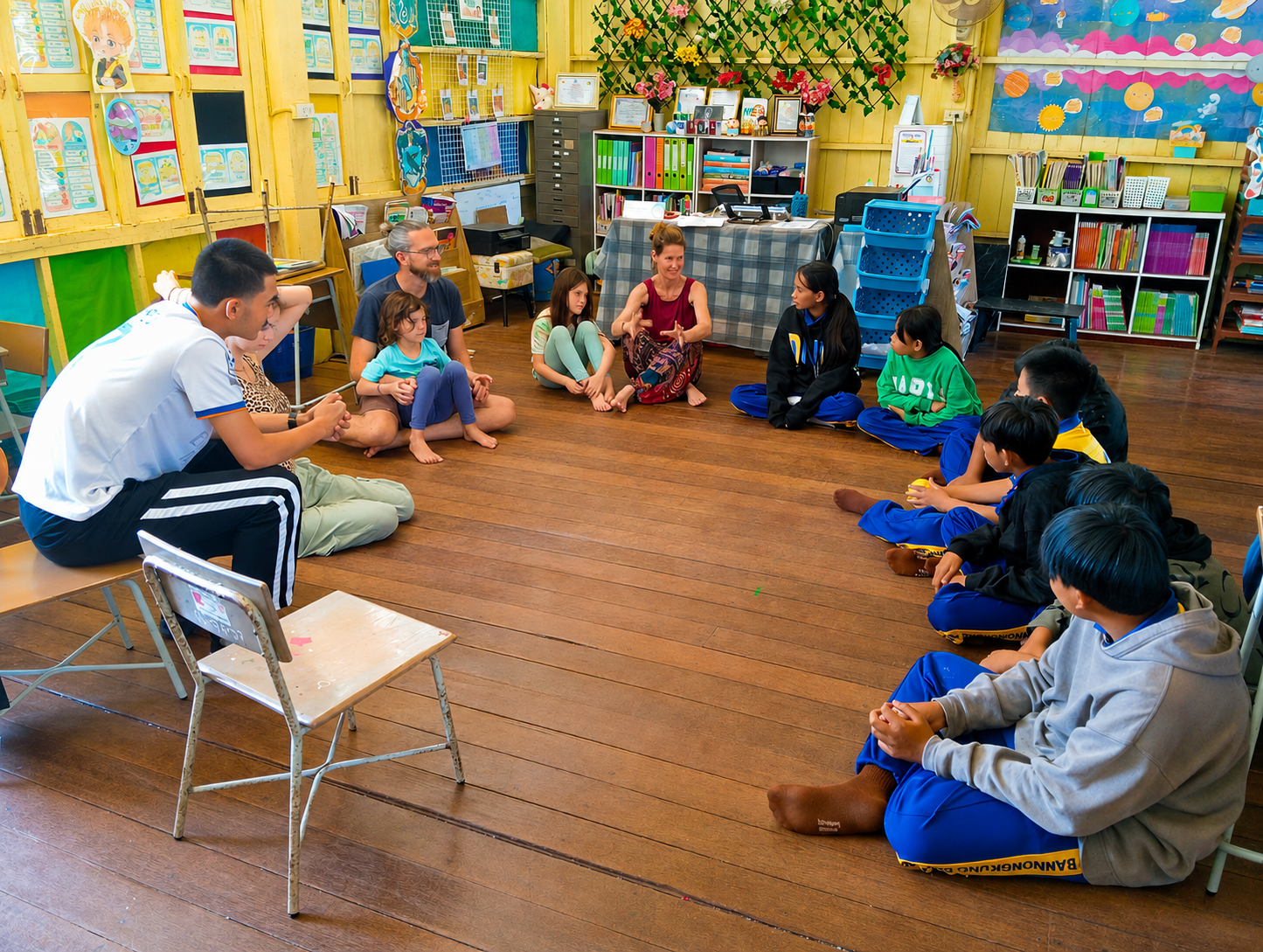 # A Typical School Day with Volunt2Thai